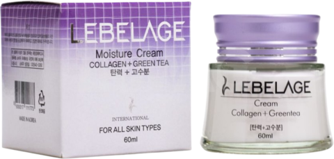Lebelage Collagen+Green Tea Moisture Cream Крем для лица увлажняющий с коллагеном и зеленым чаем