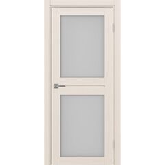 Купить Межкомнатная дверь экошпон Турин 520.212 ясень перламутровый остеклённая