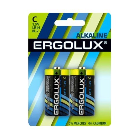 Э/п Ergolux LR14 Alkaline BL-2  12/96