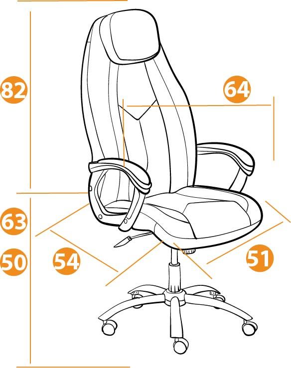 Кресло tetchair devon 36 6 черный