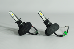 Комплект LED ламп головного света H1 (радиатор) ZES LED чип PH