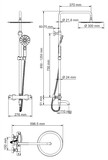 A28801 Thermo Душевой комплект с термостатическим смесителем