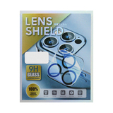 Защитное стекло 3D для камеры Lens Shield для iPhone 15 Pro (Прозрачное с черной рамкой)