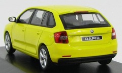 Skoda Rapid Spaceback 2014 Sprint yellow Abrex 1:43
