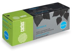 Картридж лазерный Cactus CS-CE321A CE321A голубой (1300стр.) для HP LJ CP1525