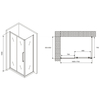 Abber Schwarzer Diamant AG30170BH-S85B Душевой уголок, 170x85x195