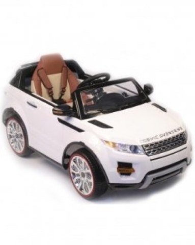 Детский электромобиль Rivertoys Range Rover А111АА белый VIP