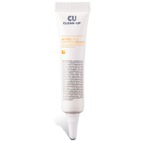 Купить CU SKIN CLEAN-UP AV FREE Spot Control Cream - Точечный крем от воспалений и повреждений кожи