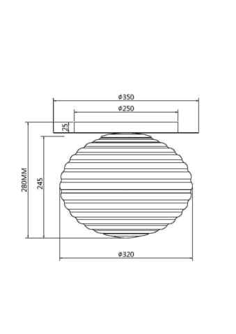 Потолочный светильник Maytoni Reels MOD268CL-01G