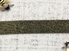 Лента лампасная люрекс трикотаж, ш. 2,5 см, черненое золото