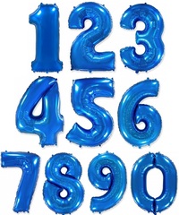 ЦИФРА, СИНИЙ, В АССОРТИМЕНТЕ