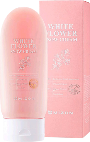 Mizon Cream Крем для лица осветляющий на основе цветочных экстрактов Mizon White Flower Snow Cream