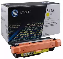 Картридж HP 654A лазерный желтый (15000 стр)