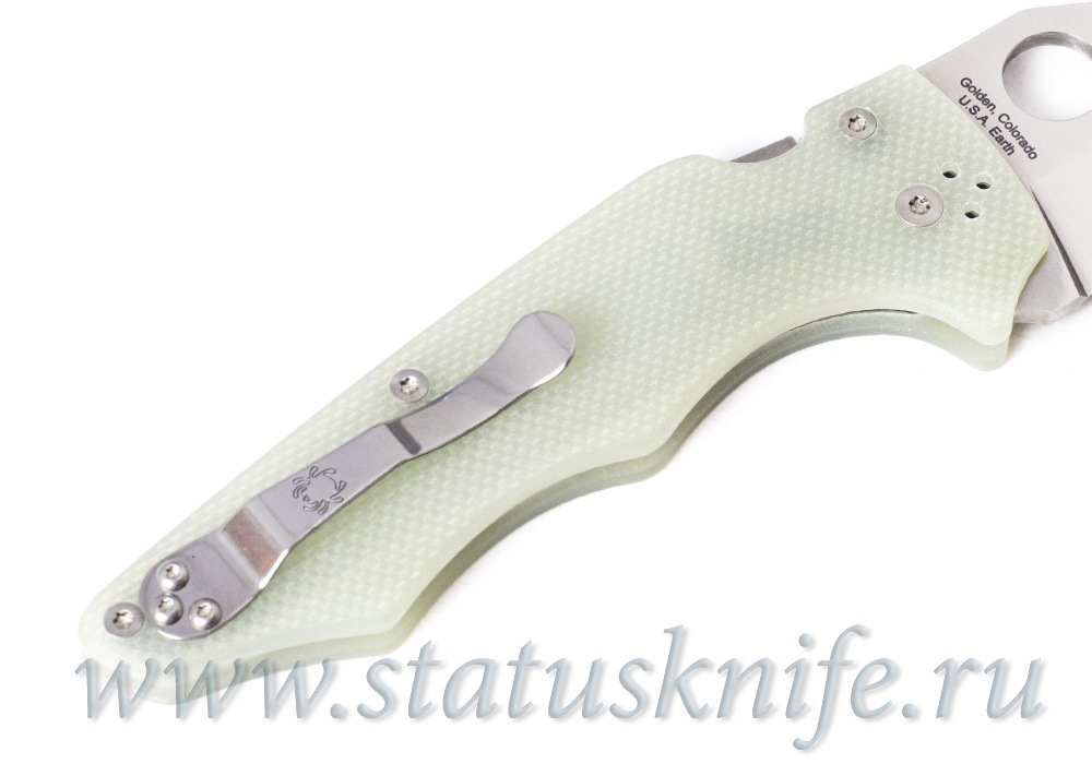 Нож Spyderco C253GM4P YoJumbo M4 Jade G-10 Exclusive