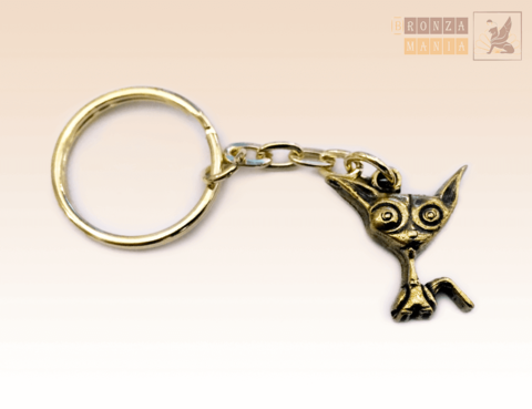 брелок Кот - Инопланетянин