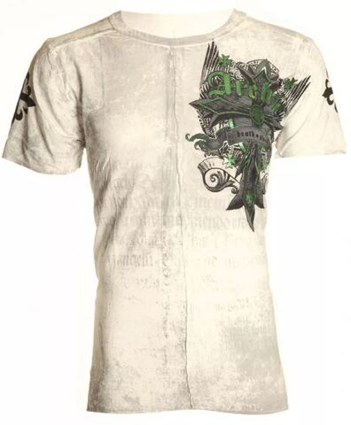 Archaic | Футболка мужская LUSTROUS White AM1339W от Affliction перед