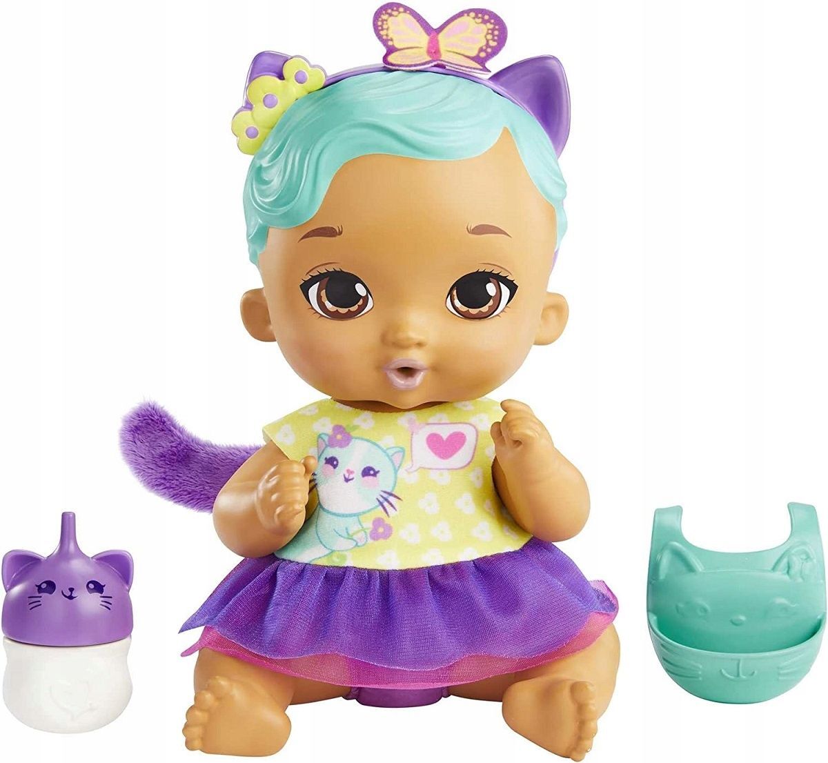 Кукла Mattel My Garden Baby Baby - голубо-фиолетовый котенок HHL22 купить в  Москве | Доставка по России.