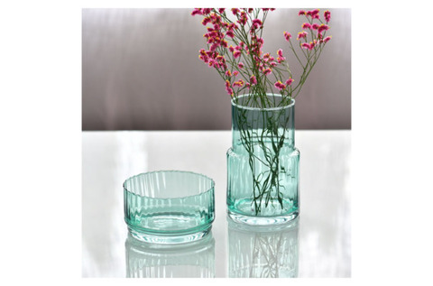 Ваза 20см Krosno Синергия мятная