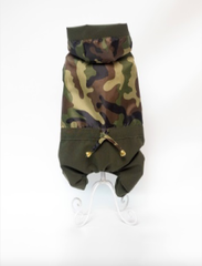 Royal Dog демисезонный костюм на флисе Милитари S (зелёный)