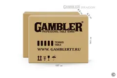 Стол теннисный GAMBLER DRAGON Зелёный