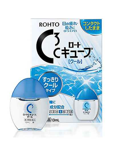 Капли Rohto C3 cool при ношении линз /Индекс свежести 5/ 13 мл