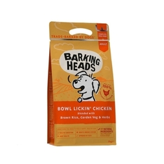 Корм для собак с чувствительным пищеварением, BARKING HEADS Bowl Lickin' Chicken "До последнего кусочка", с курицей и рисом