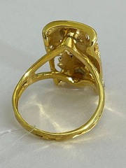 Ирисы  (кольцо  из серебра)