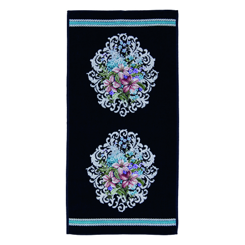 Полотенце 50x100 Feiler Jacqueline 231 seagreen бирюзовое