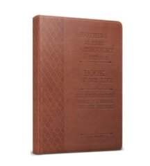 Ежедневник недатир.А5 160л.лин.КНИГА ЖИЗНИ-16 коричн.кожзам тисн.