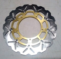 Передние тормозные диски ARASHI для Yamaha YZF-R6 08-15/R1 07-08 золотой