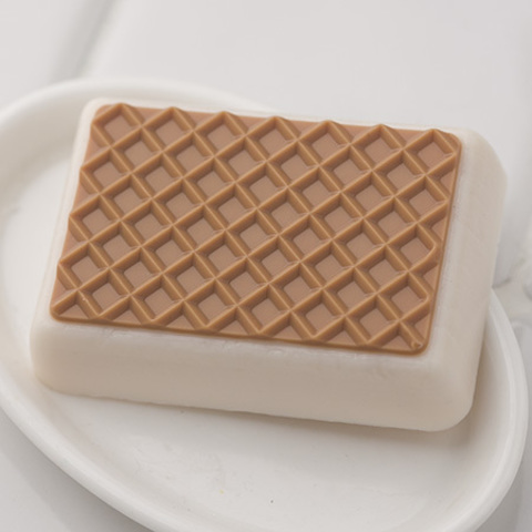Мороженое/ Пломбир на вафле, пластиковая форма для мыла