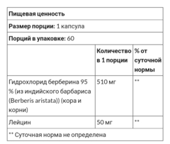 Enzymedica, берберин для метаболизма сахара в крови, 60 капсул целенаправленного действия