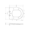 Чаша безободкового унитаза BELBAGNO STEAM BB130CPR/SC