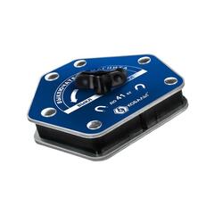 Угольник магнитный КОБАЛЬТ 123 * 103 мм, ОТКЛЮЧАЕМЫЙ МАГНИТ, на 6 углов: 30, 45, 60, 75, 90, 135 град., магнит до 41 кг, блистер (919-494)