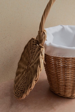 Сумка-корзина с хлопковым чехлом