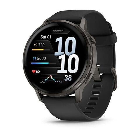 Часы Garmin Venu 4 45mm Slate Black 010-03014-00