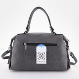 Сумка Саломея 110 македония серый + черный