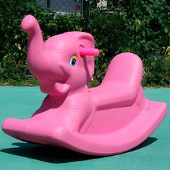 Качалка балансир Для Помещений «Слоник» Розовый