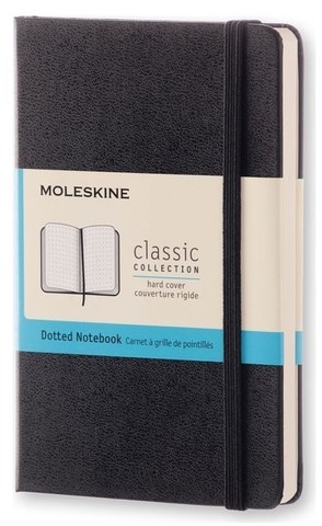 Блокнот Moleskine Classic Large, цвет черный, пунктир