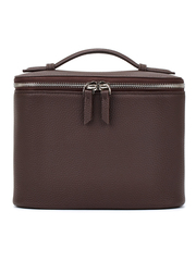 Кейс для косметики ADELINE шоколадного цвета