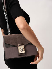 Сумка Deboro 30310 серо-сливовый