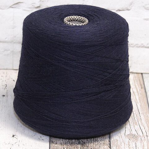 Меринос с кашемиром (35%) CARIAGGI FLANELL 2/15 темно-синий