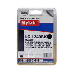 Картридж для Brother MFC-J6510, 6710, 6910 (LC1240BK) Black (16,6ml, Pigment) MyInk