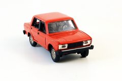 VAZ-2105 Lada red with black bottom 1:43 Agat Mossar Tantal