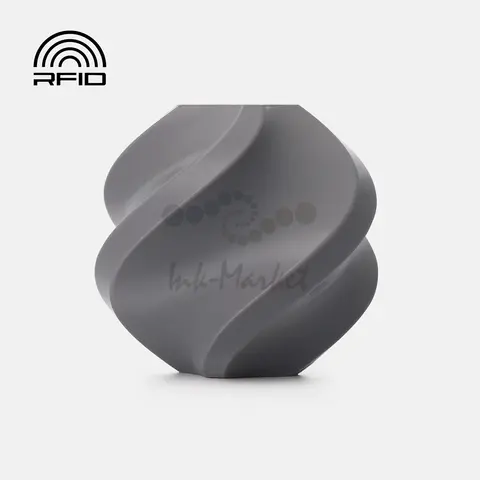 Пластик для 3D-печати Bambu Lab PETG Basic, 1.75 мм, 1 кг, серый (Gray), на катушке, G00-D00-1.75-1000-SPL