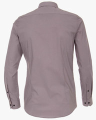 Сорочка мужская Venti Body Fit 193295700-400 с черно-бордовым принтом