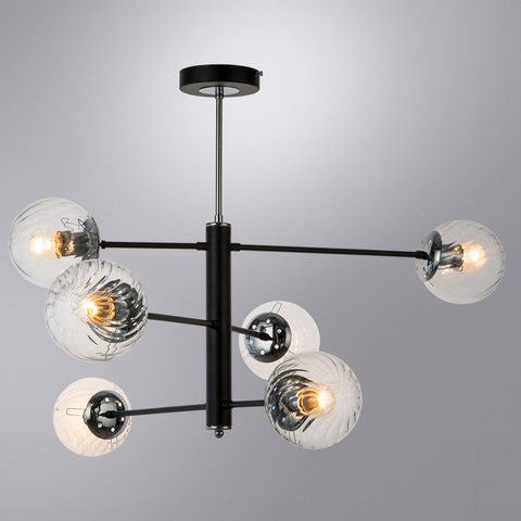 Люстра Arte Lamp Segin A3566PL-6BK