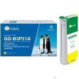 Совместимый картридж G&G GG-B3P21A (GG-B3P321 / B3P21A) для HP DJ T920, T1500, T2500, T930, T1530, T2530, 130 мл, желтый