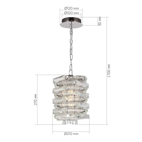 Светильник подвесной ST Luce Strozzi SL6137.103.01