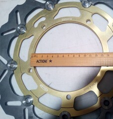 Передние тормозные диски ARASHI для Yamaha YZF-R6 08-15/R1 07-08 золотой